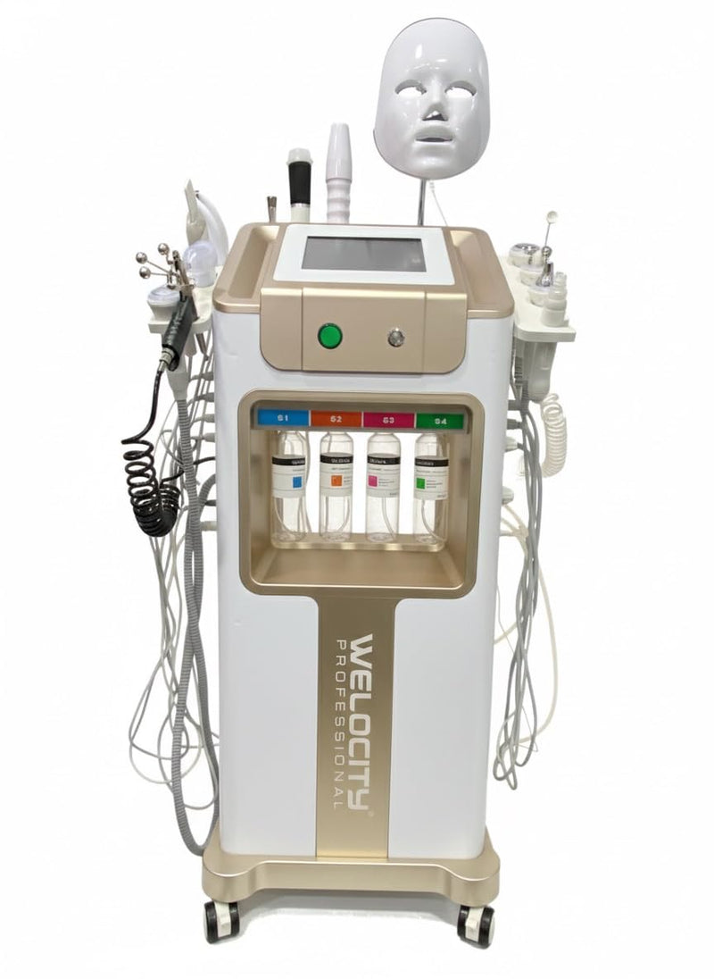 14-in-1 HydraFacial machine with Oxygeneo and MDA